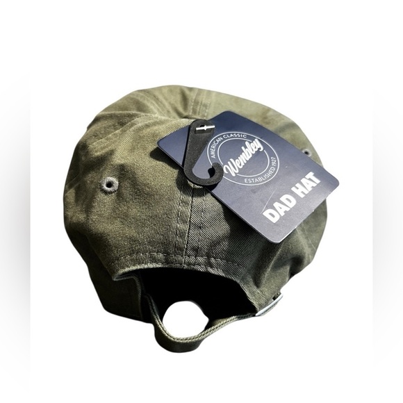 NWT Men's Wembley Papa Bear Embroidered Dad Hat - Olive - Picture 7 of 8